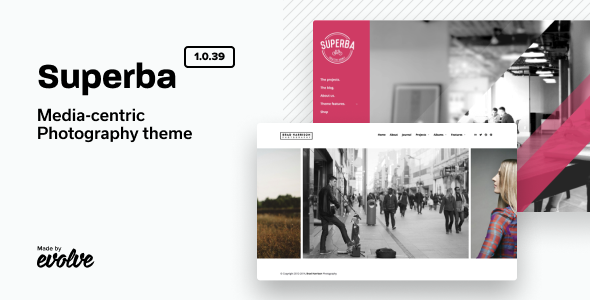 Gallery image of Superba: Media-centric Photography WordPress Theme