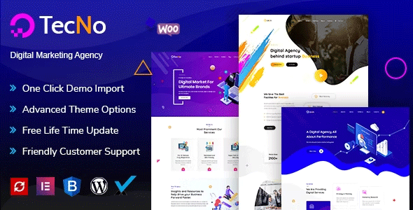 Gallery image of Tecno - Creative Agency WordPress Theme
