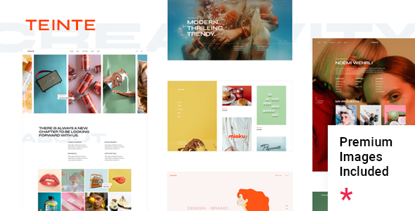 Gallery image of Teinte - Creative Portfolio WordPress Theme