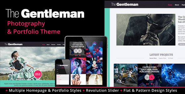 Gallery image of The Gentleman - Photography & Portfolio Theme