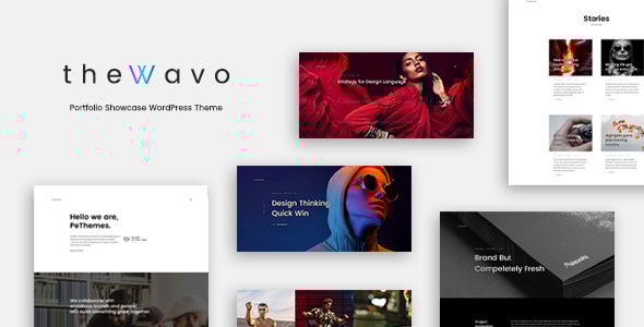 Gallery image of The Wavo - Portfolio Showcase WordPress Theme