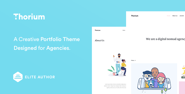 Gallery image of Thorium - Portfolio WordPress Theme for Freelancers and Agencies