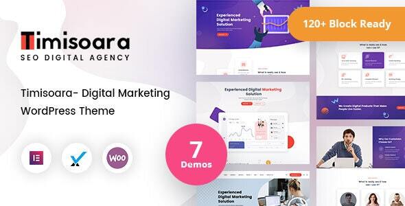 Gallery image of Timisoara - Digital Marketing WordPress Theme + RTL