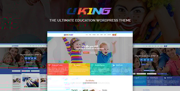 Gallery image of Uking - Responsive WordPress Education Theme