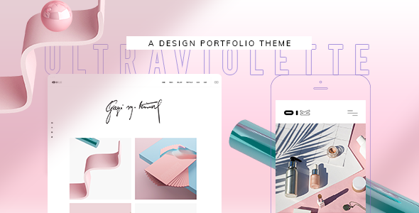 Gallery image of UltraViolette - Design Portfolio WordPress Theme