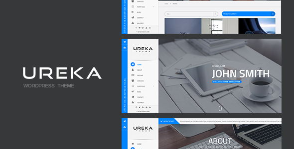 Gallery image of UREKA - Responsive Vcard WordPress theme