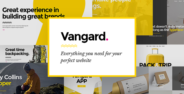 Gallery image of Vangard - A WordPress Theme for Freelancers and Agencies