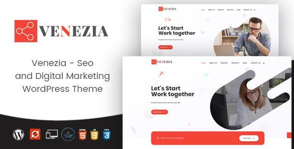 Gallery image of Venezia - Digital Marketing WordPress Theme