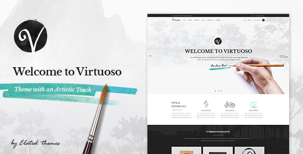 Gallery image of Virtuoso - Artist WordPress Theme