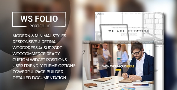 Gallery image of WS Folio - Responsive Portfolio WordPress Theme