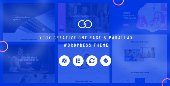 Gallery image of Yoox - Creative One Page & Parallax WordPress Theme