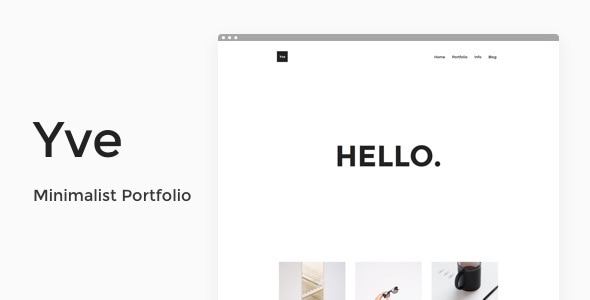 Gallery image of Yve - Minimalist Portfolio Theme
