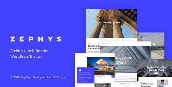 Gallery image of Zephys - Architecture WordPress Theme