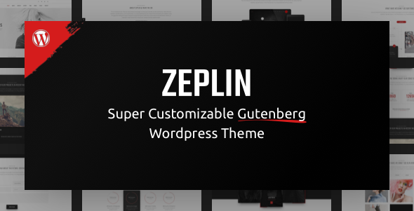 Gallery image of Zeplin | Creative Gutenberg One Page WordPress Theme