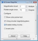 U4 Screen Magnifier Logo